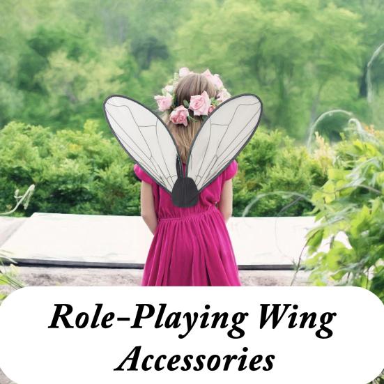 Fairy Angel Wing for Kids Unique Backpack Fly Butterfly Wing Cool Role-Playing Accessory for Birthday Carnivals Masquerade