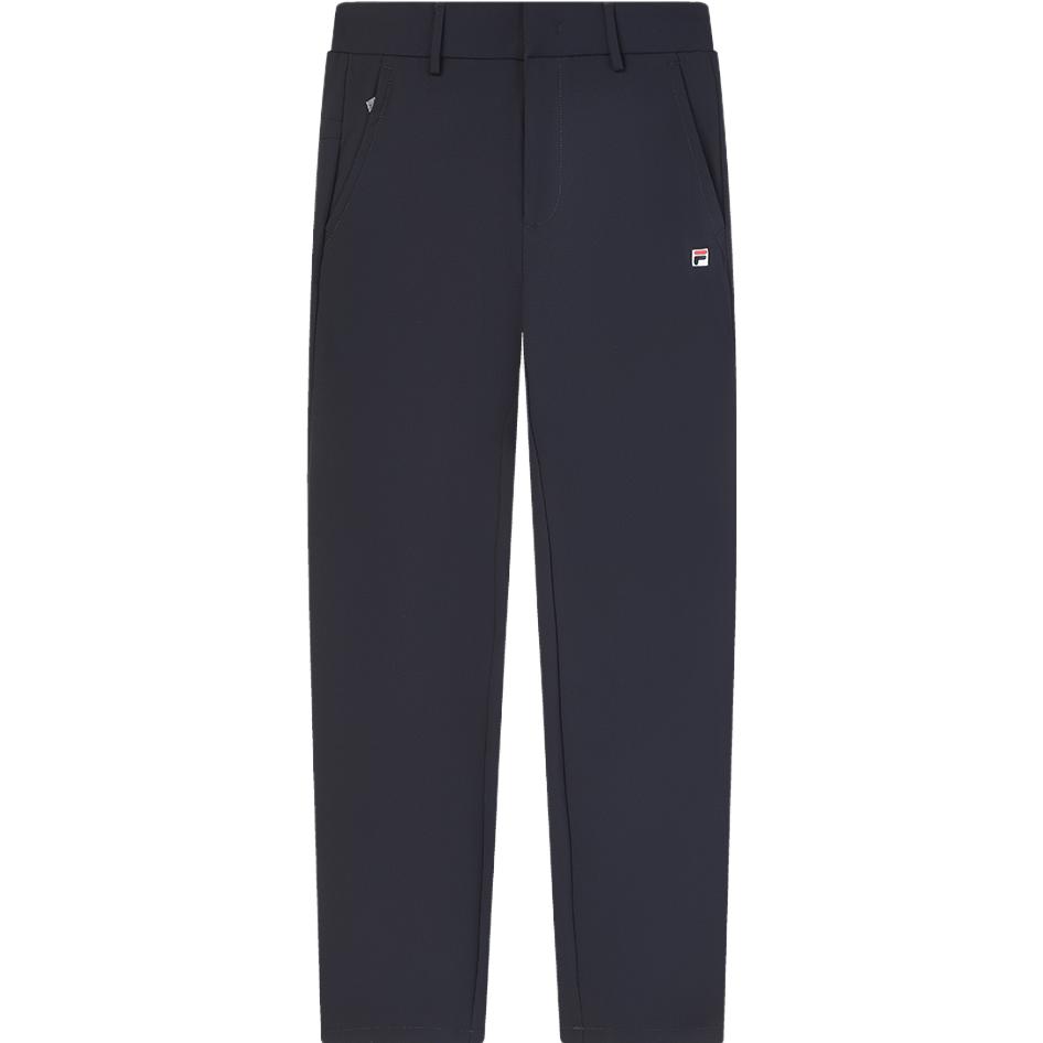 FILA 2023 Winter New Woven Long Pants Basic Casual Straight Leg Pants Men bottoms Legendary-Blue F11M341801F-NV