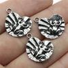 Żaby Owady Stworzenia Ogrodowe Amulet Antyczny Brąz Stop Cynku Materiały do Tworzenia Biżuterii Styl Dziecięcy Bransoletka Amulety