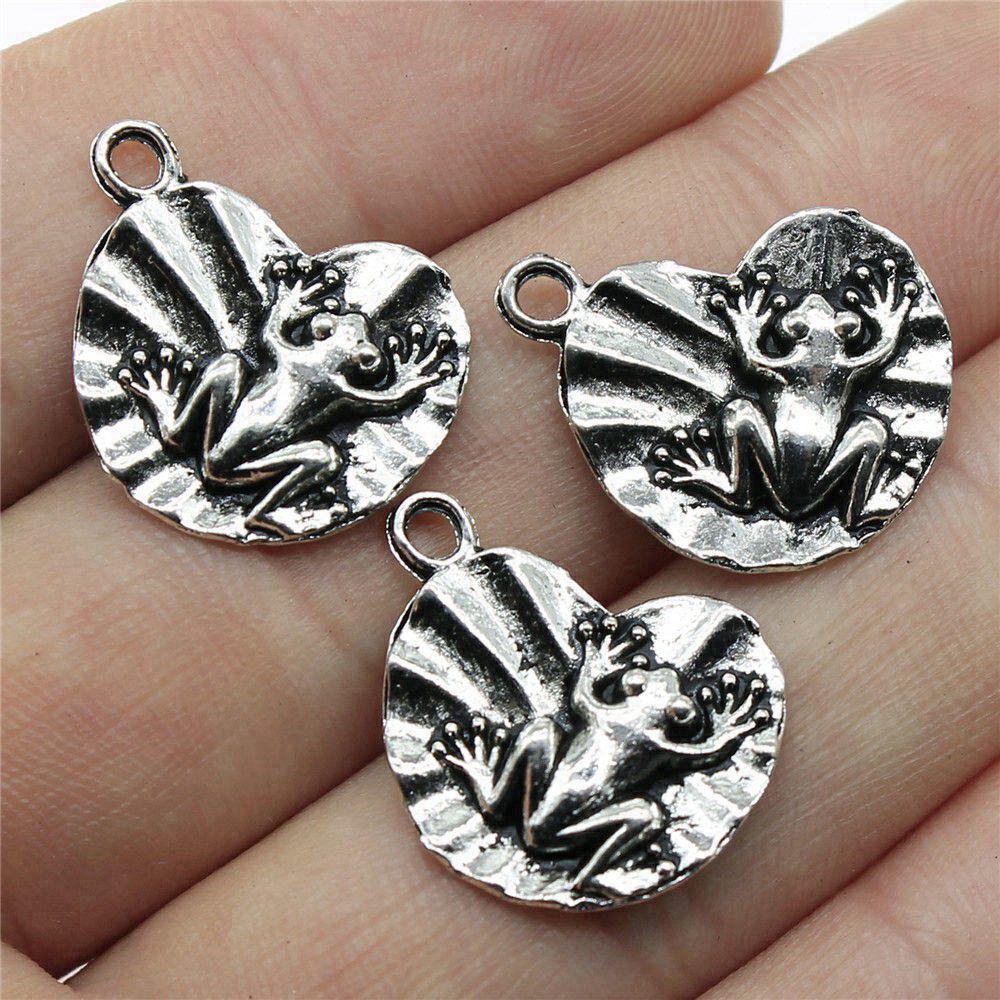 Żaby Owady Stworzenia Ogrodowe Amulet Antyczny Brąz Stop Cynku Materiały do Tworzenia Biżuterii Styl Dziecięcy Bransoletka Amulety