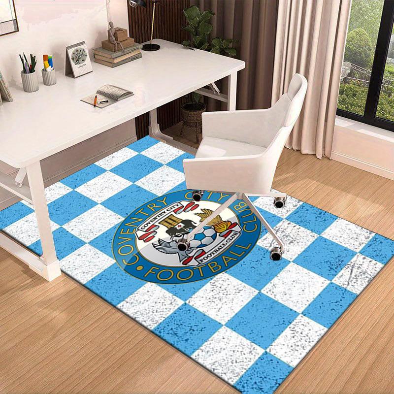 Newcastle United Crest Printed Area Rug for Office, Chair Rug, Decorative Carpet Floor Mat, Large Size Fan gifts Christmas gifts
