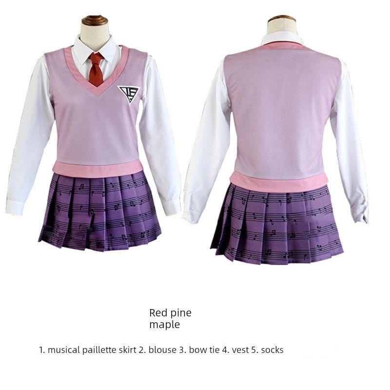 Danganronpa V3 Chazoku Rotor Cosplay Costume Harukawa Maji Ouma Kokichi Cosplay Costume Full Character Outfits