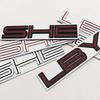3D Metal Black Silver Red Car Sticker Letters SHELBY Logo Emblem Rear Trunk Badge For Ford Mustang SHELBY GT Auto Accessories
