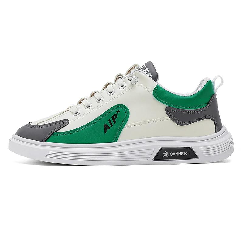 2025 Spring and Autumn New Men's Shoes Leather Low Cut Fashion Fashion Running Sports Men's Casual Fashion Shoes