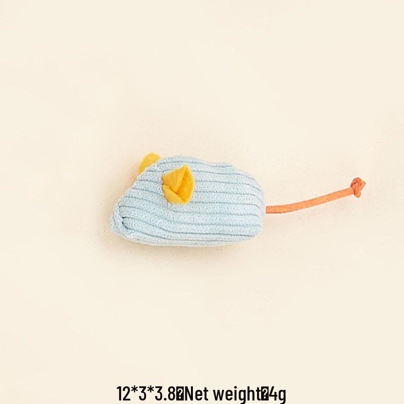 Cat Toy Set: Plush Feather Mouse Molar & Bite-Resistant