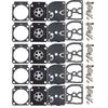5pcs Carburetor Diaphragm Gasket Kit For Zama RB-158 Stihl HS81T HS81R HS86T C1Q-S140 C1Q-S140A Chainsaw Replacement