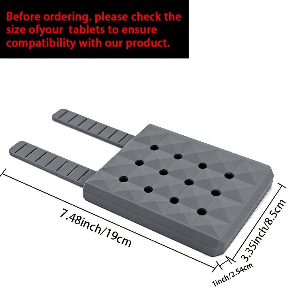 Adjustable silicone toilet tank cleaning stand,Hanging toilet cleaning box with hook Can collect residue from the toilet Prevent the baffle from