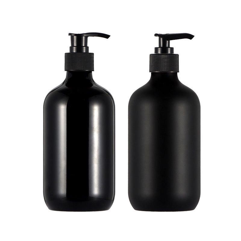 500ml Frosted PET Round Shoulder Shower Gel & Shampoo Bottle