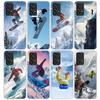 Adventure Snowboarding Extreme Phone Case For Samsung Galaxy A12 A52S A42 A32 A22 A51 A50 Note 20 Ultra 10 S10 Plus A71 A70 A31
