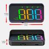M2S Windshield Projector Car Head-Up Display 5V USB HUD GPS Beidou Dual Data Meter Speed MPH KMH Color Display LCD