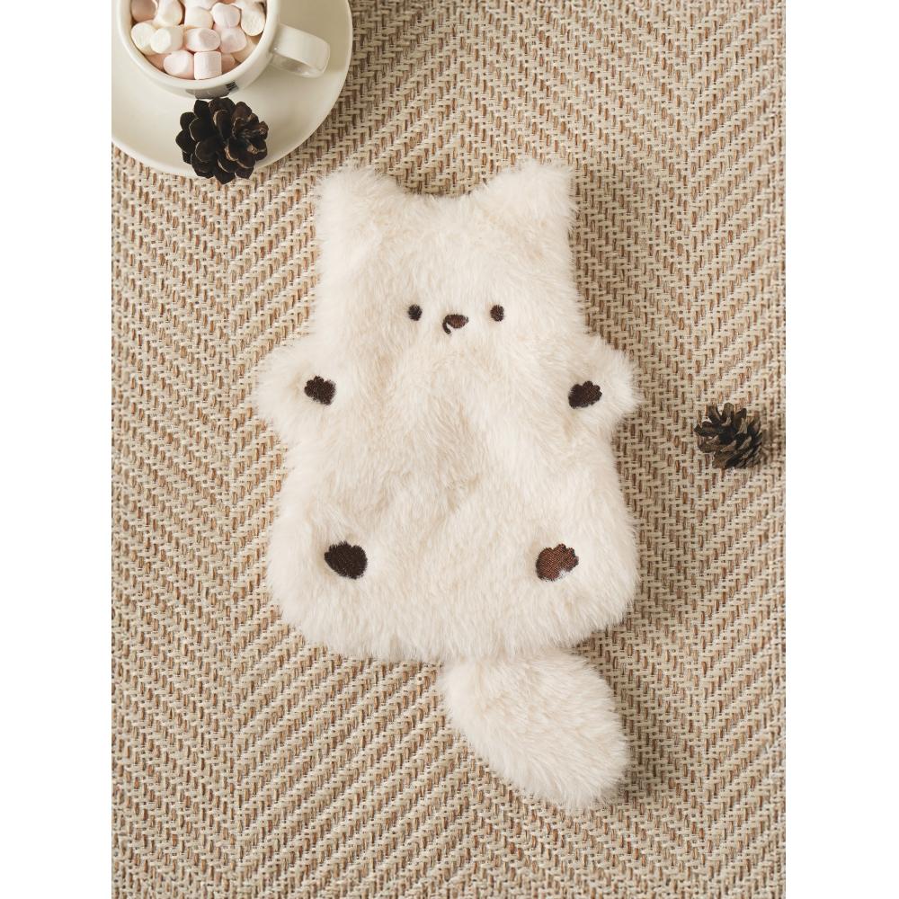

Меховая сумка Daiso Winter Together Animal Shape, белая
