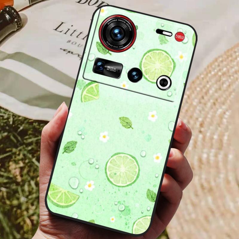 Pro pouzdro ZTE Nubia Z70 Ultra 5G 6,85'' Černé silikonové TPU měkký kryt telefonu pro Nubia Z70 Ultra Ochranné zadní kryty Z 70 Ultra