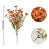 Fall Flowers Autumn Simulation Flower 10 Pieces Simulation Plants Decor For Kitchen Bedroom Dining Porch Outdoor Balcony Patio