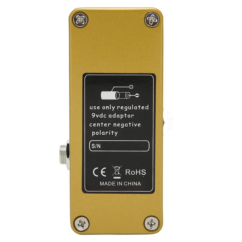 Overdrive Guitar Effect Pedal Aluminium Alloy Golden Horse Overdrive Effect Pedal with True Bypass