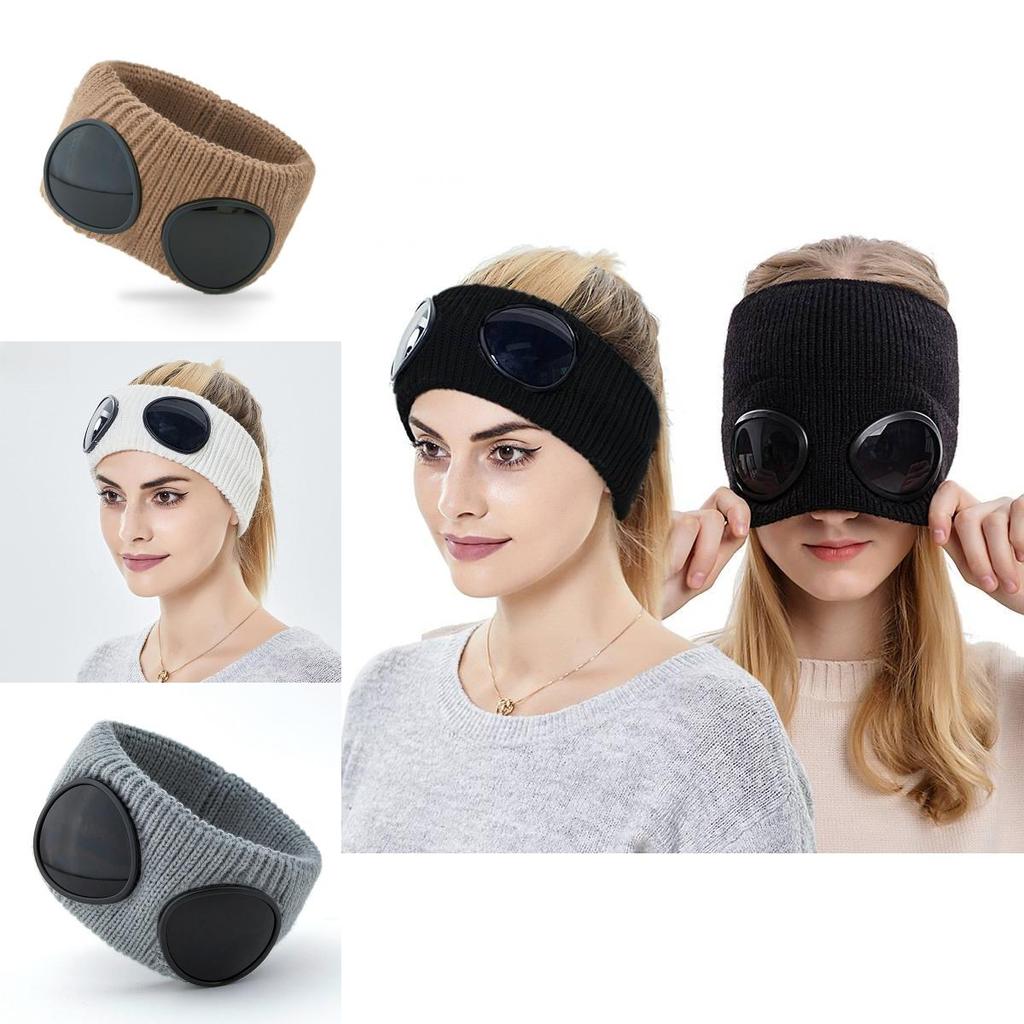 Cozy Knit Scarf Headwrap For Men Women With Glasses Stylish Warm Headgear For Travel And Casual Wear