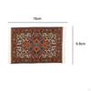 1/12 Dollhouse Carpet Doll House Door Mat,Living Room,Pretend Play Toy,Home Mini Weaving Rug