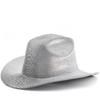 Fluorescence Western Hat Large Brims Knight Hat Cool Nightclub Hat Party Supply Large Brims Hat Shimmering Travel Sun Hat