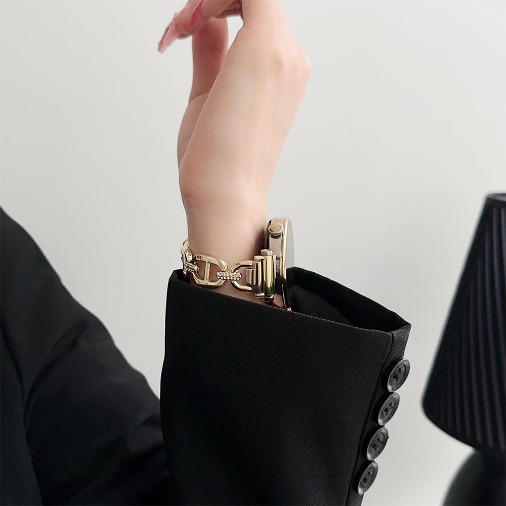 18 20 22mm Luxury Stainless Steel Band for Huawei Watch GT6/5 46mm 42mm 4 4Pro Women Strap for Samsung Galaxy 7 6 5 4 40mm 44mm