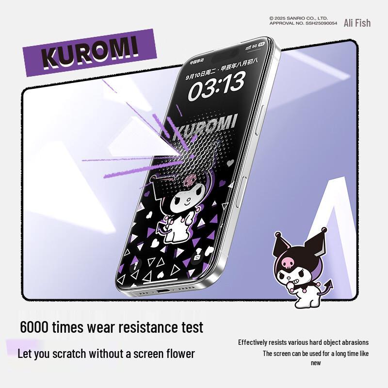 Sanrio Authorized Tempered Glass Screen Protector for iPhone