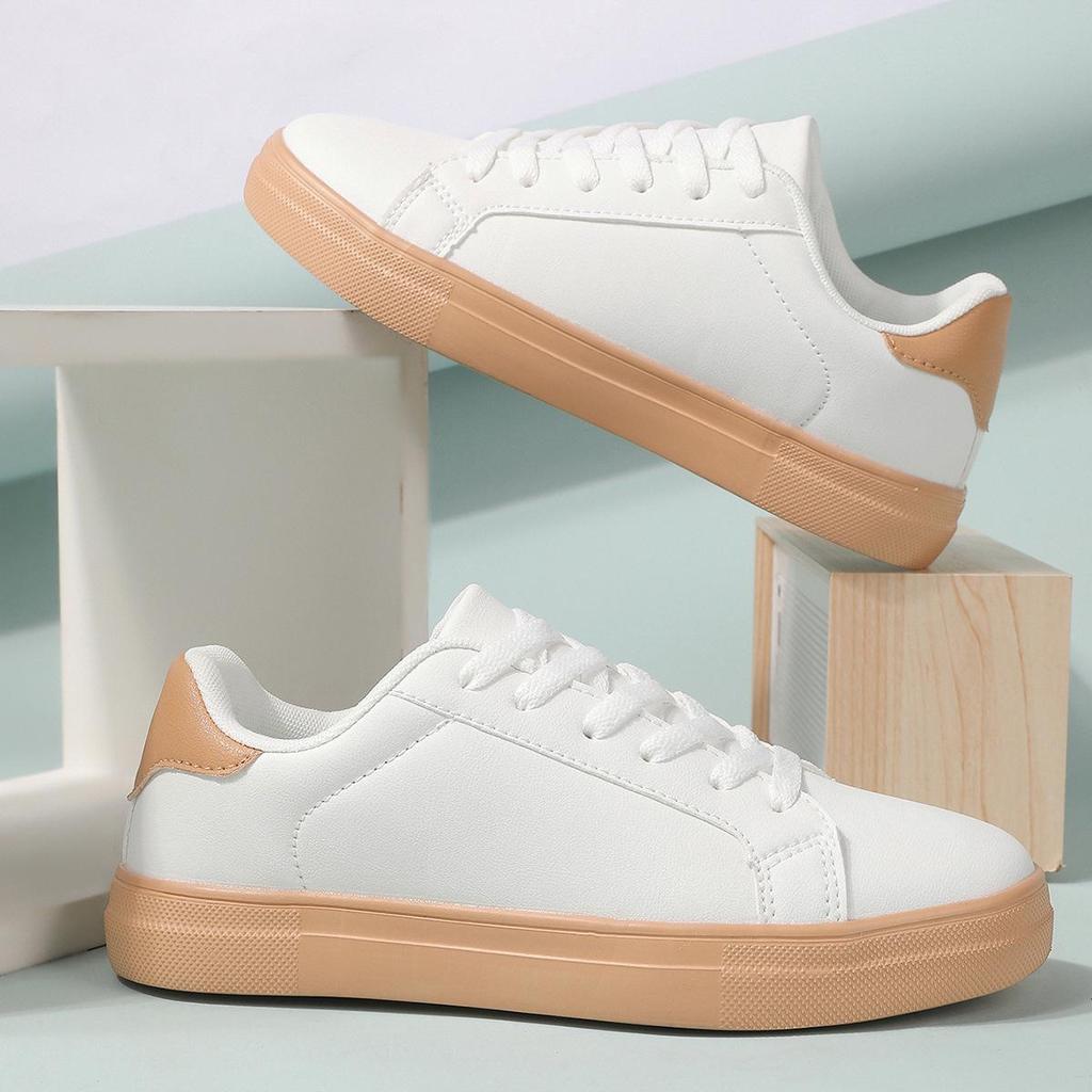 Autumn 2025 Women's Premium White Leather Sneakers