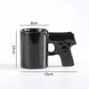 Creative Pistol Ceramic Mug Personality Handle Coffee Mug Household Breakfast Cup Juice Cup Milk Cup Couple Cups Tea Cups