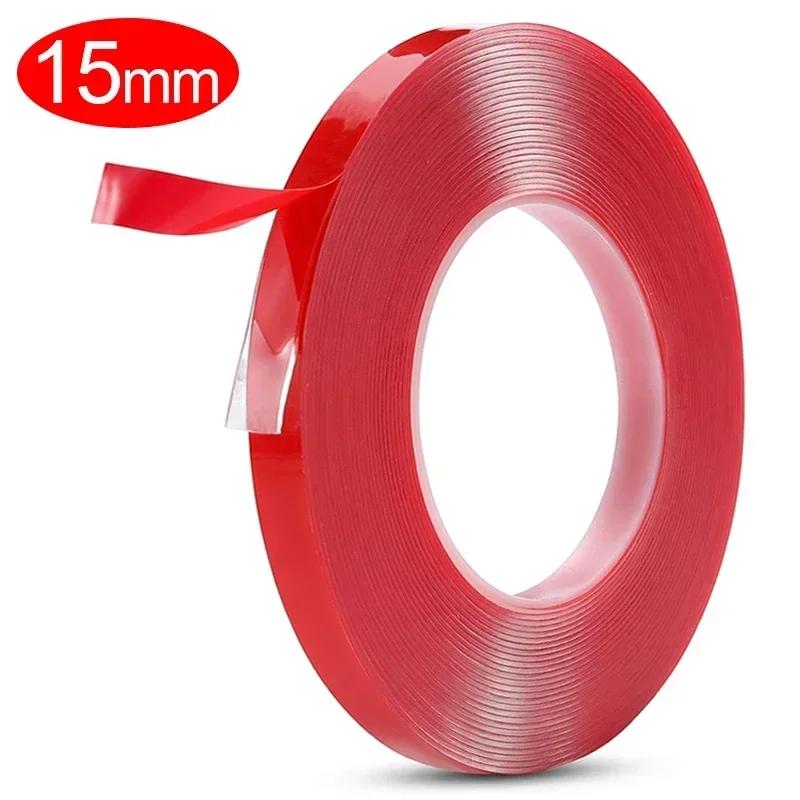3 Meters Double Sided Adhesive Tape Acrylic Waterproof Strong Mounting Tape Strip High Viscosity Tape for Home Car Wall Stickers