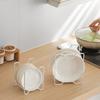 1PCS Plate Rack Plate Drainer Countertop Kitchen Plate Disposal Drainer Multi-functional Put Plates and Dishes Pot Lid Organiser