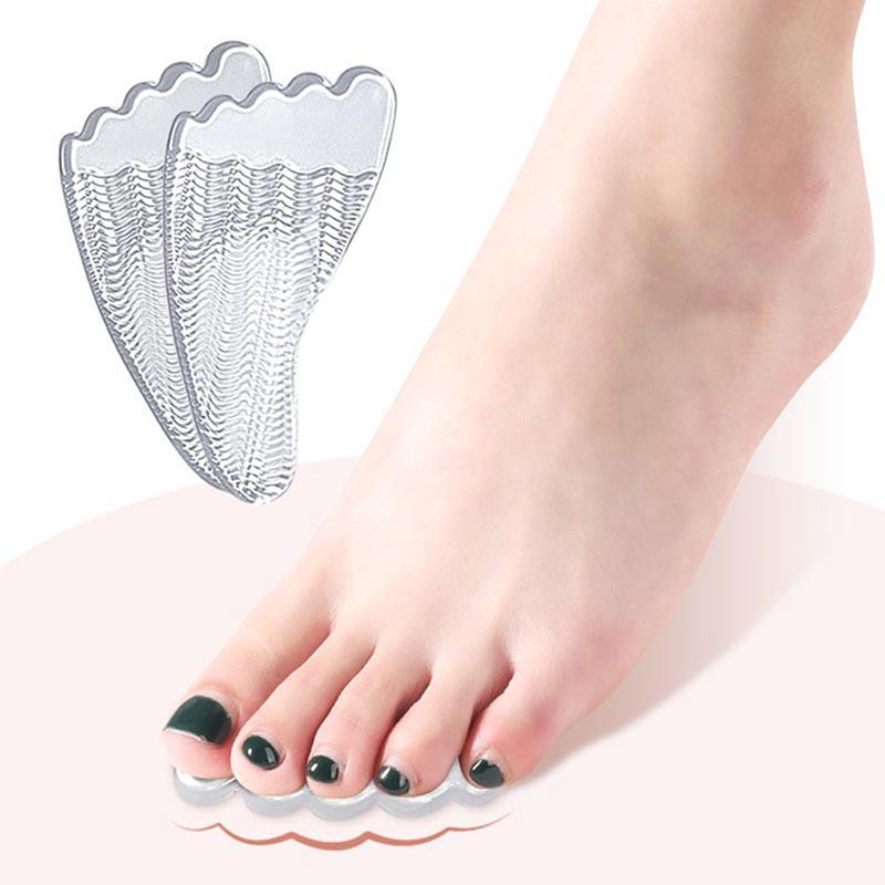 1 pár podložek do bot, vložky na přední část chodidla, polštářky, protiskluzové silikonové vložky, podložky pod chodidla