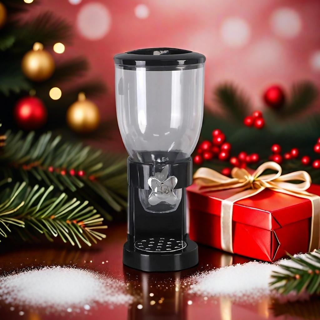 

Пластиковый диспенсер для хлопьев с двойной подставкой, распределитель зерна, пищевой контейнер, банка для хранения