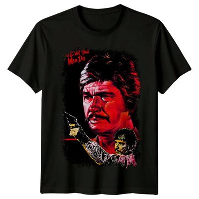 Das Böse, das Menschen tun (1984) Vom Filmposter inspiriertes T-Shirt Retro 80er Jahre T-Shirt Unisex