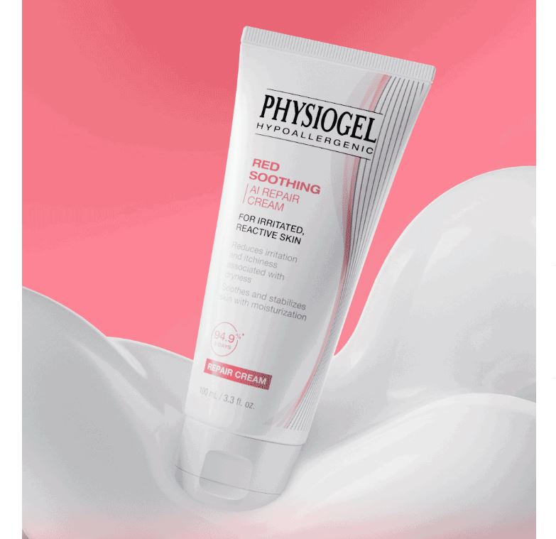 PHYSIOGEL Red Soothing AI Repair Cream 100ml — Hydrating & Barrier-Soothing Repair Cream for Sensitive Skin