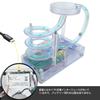 Kinetic Art Perpetual Motion Machine, Rolling Ball Perpetual Motion Machine, Continuous Rotation, Desktop Decoration, Toy, Stress Relief (Clear)