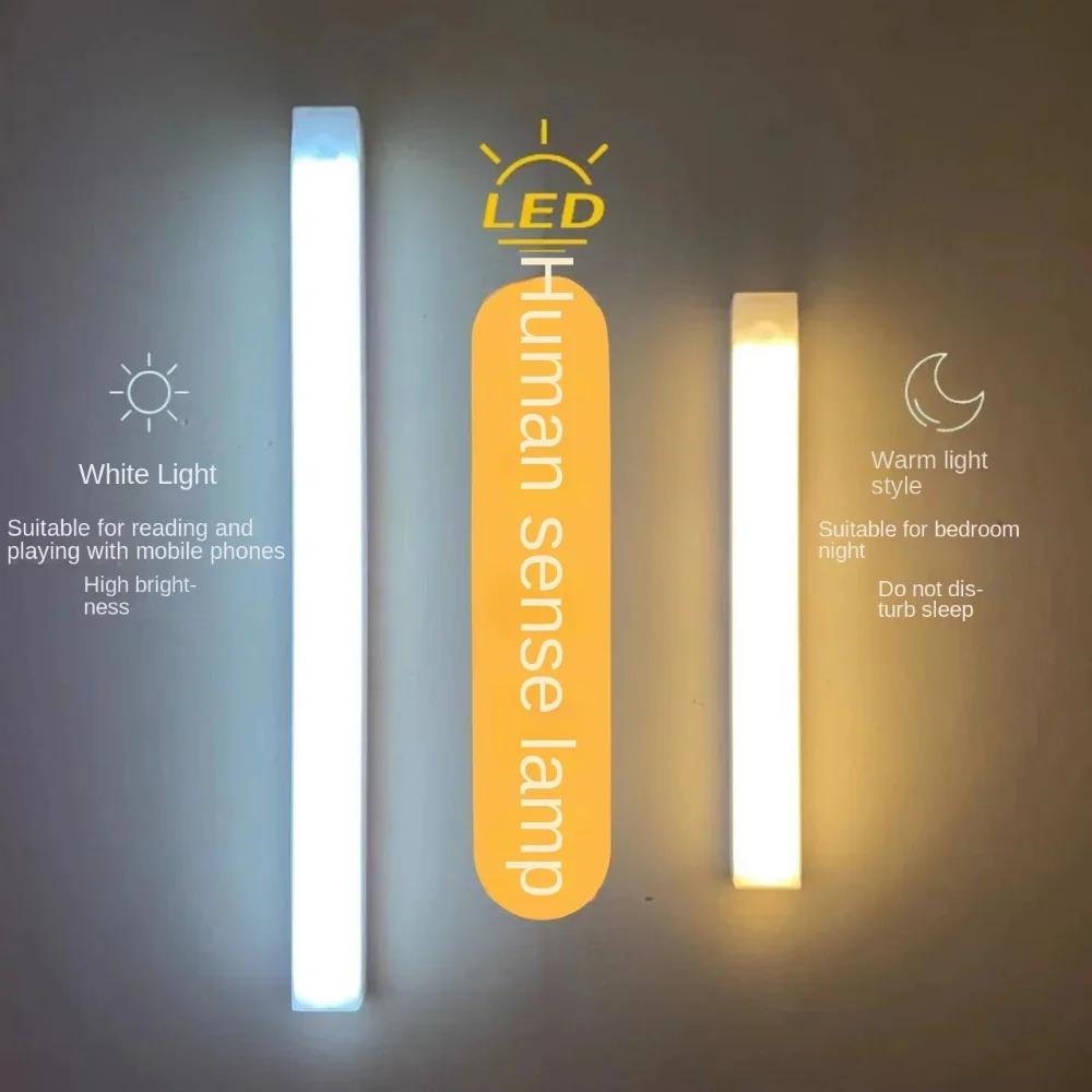 Wireless LED Night Light Motion Sensor Light Kitchen Lamp Bedroom Detector Cabinet Stair Backlight Lighting Lamps Baby Lights