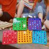 5PCS Paper Bingo Game Cards Large Print Bingo Board Cards New Slide Bingo Cards  Group Games