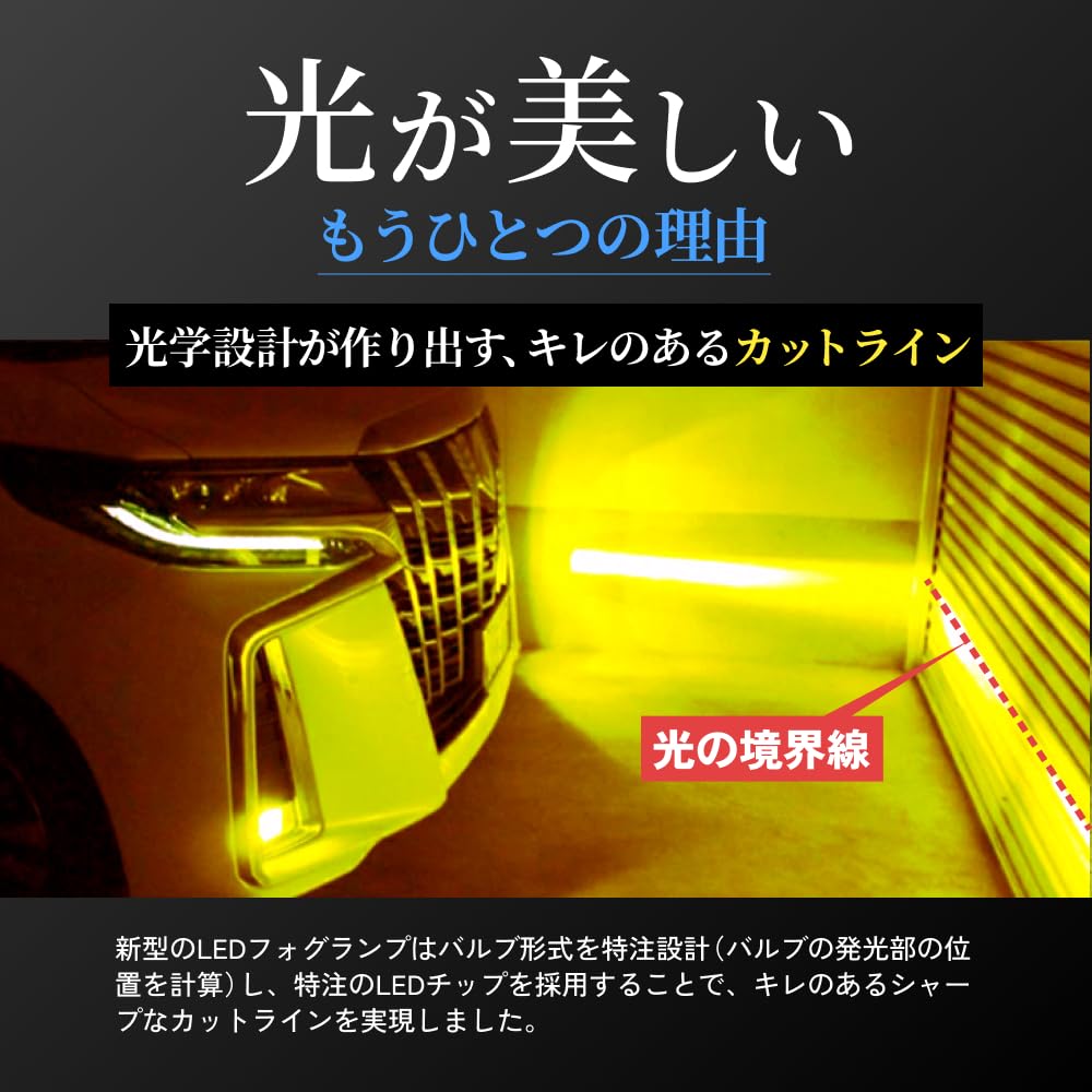HID Shop HB4 Fog Lamp LED Yellow Explosive Light 13100lm