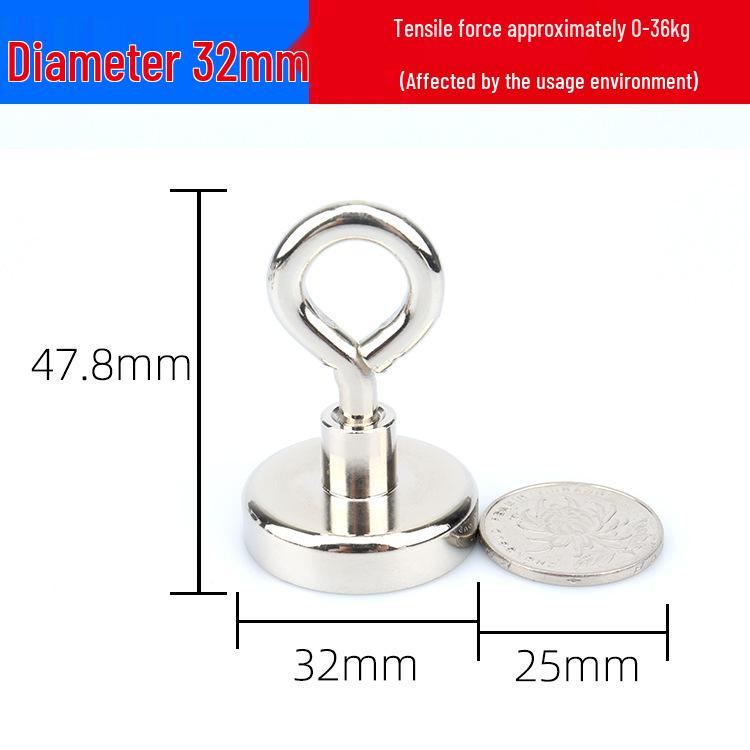 

Міцний круглий магнітний гачок-вушко без свердління з потужною присоскою