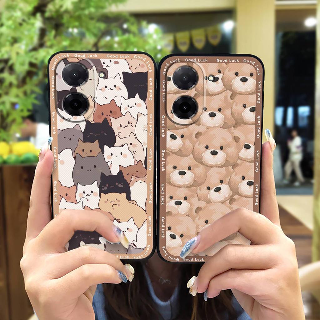 Soft Case Cartoon Phone Case For Redmi A5 4G/Xiaomi Poco C71 4G Anti-dust Anti-knock Back Cover Silicone Protective Cute