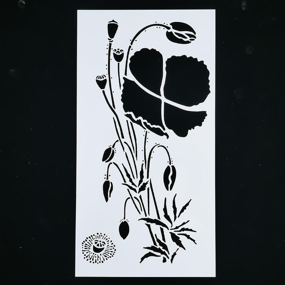 21*29.5 Cm Flower Stencils For Wall Painting Stamp Crafts Diy Scrapbook Album Decorative Embossing Craft Paper Card Template