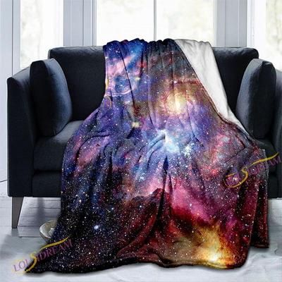 Galaxy Pattern 3D tištěná deka Plyšová deka Planets Tapiserie Flanelová deka Povlečení Zimní přehoz Přikrývka