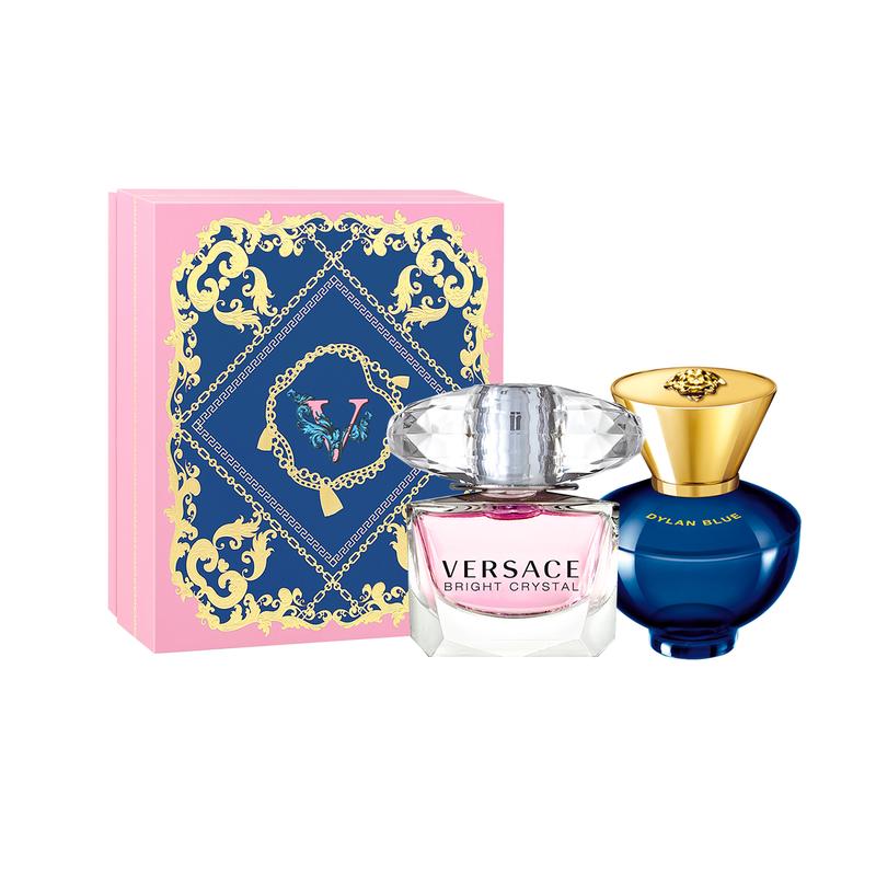 Versace Crystal Diamond Eau de Toilette for Women Two-piece Sample Set Eau de Toilette EDT 2024136 2024136-Crystal Diamond+Dylan 5ml*2