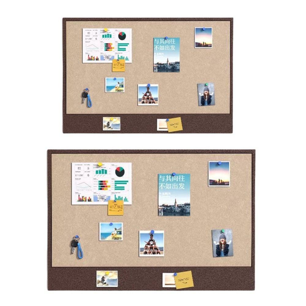 40x60cm Felt Bulletin Board Self Adhesive Cork Bulletin Board New Photo Display Board  Home Office