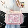 Bowknot Lolita Transparent Crossbody Bag Ballet Style Tote Bag Y2k Anime Shoulder Bag  Outdoor