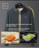 Men's Thickened Polar Fleece Stand Collar Cardigan Jacket