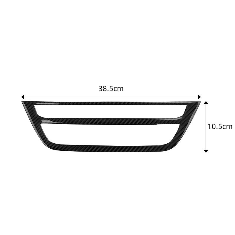 Samolepky obložení CD panelu klimatizace z uhlíkových vláken pro BMW X3 X4 G01 G02 G08 2018-2022 Úprava interiéru vozu