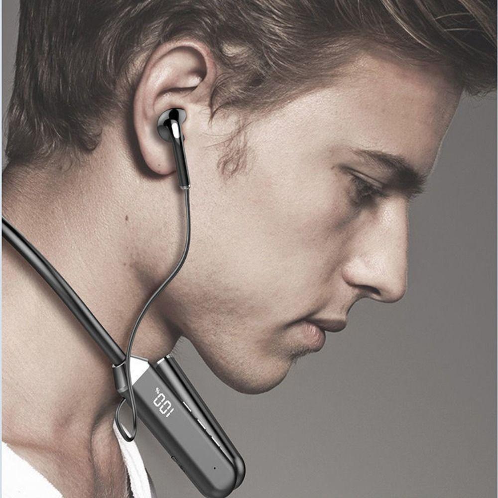 With Microphone Bluetooth Earphone Waterproof Neckband Headphones  Birthday Gift