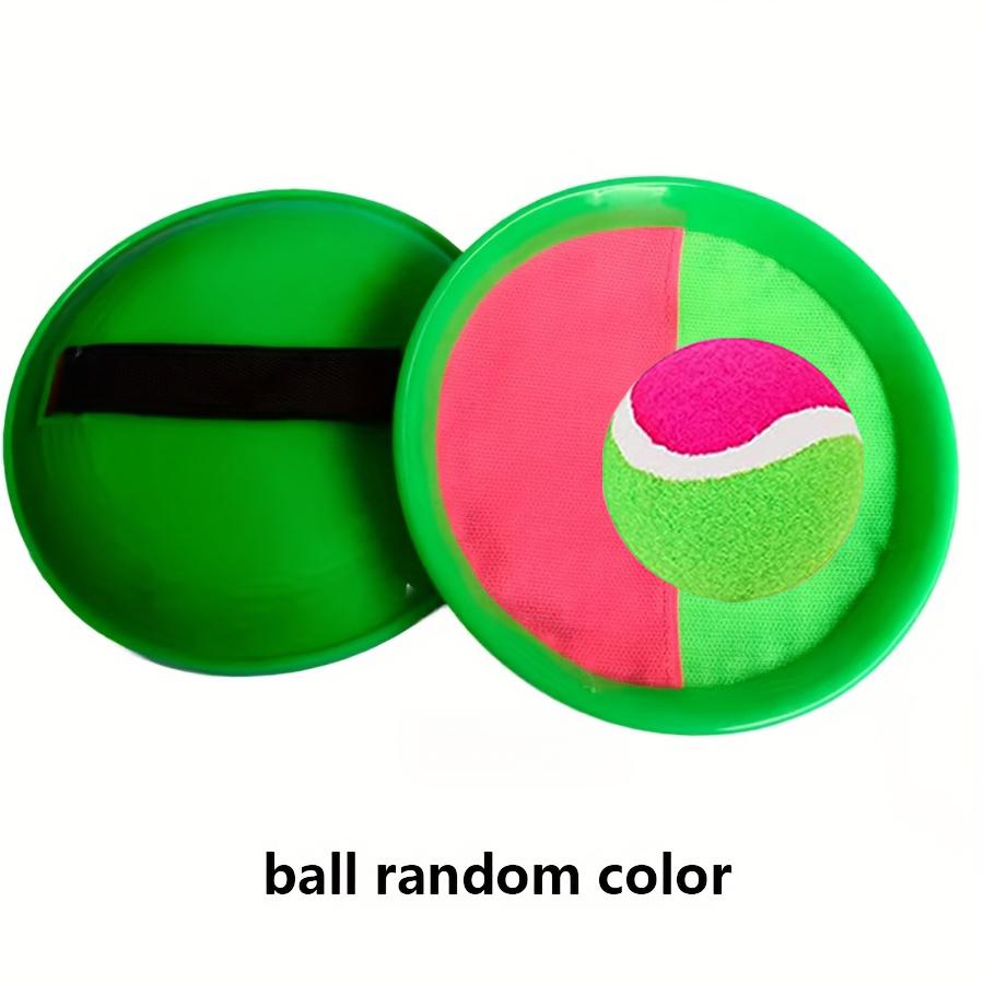 Sticky Rackets with Hard Ball Set Outdoor Toss and Catch Game for Family Backyard Camping Holiday Parties Fun Interactive JXB