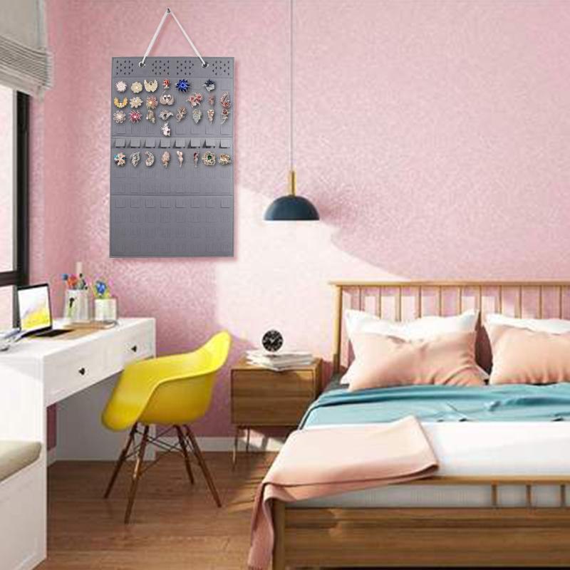 Wall Hanging Brooch Pin Display Organizer Enamel Pin Display and Brooch Collection Storage Holder for Women or Men