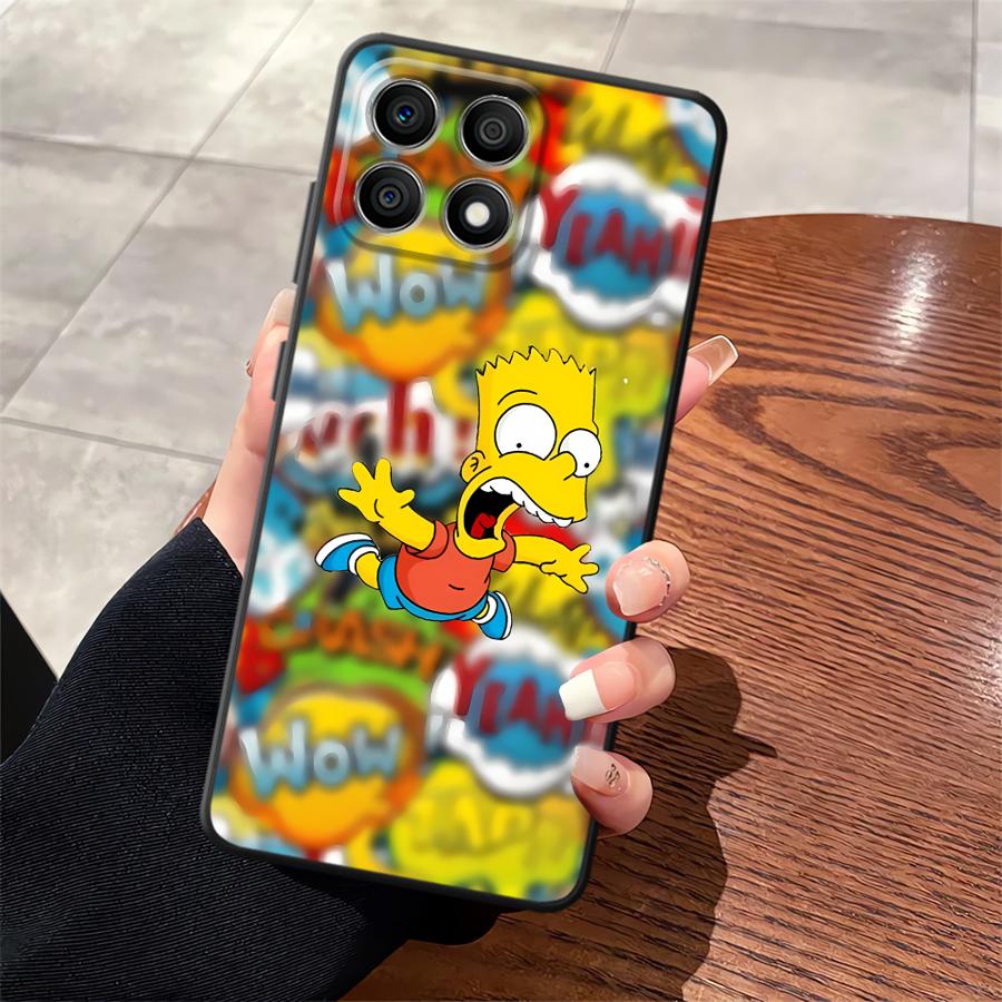 The S-simpsons Cartoon Case for Honor X9 X7a X9a 90 Lite 70 X8 X9c 8X Funda Phone Cover