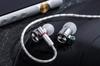 TINHIFI T4 10mm Carbon Nanotube CNT Dynamic Driver Hi-Fi In-Ear Earphones with Detachable MMCX Silver-Plated Cable