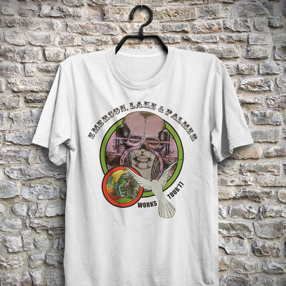 Vintage 1978 Emerson Lake and Palmer Works Tour T-shirt Rock Music Greg Lake Unisex T-Shirt M
